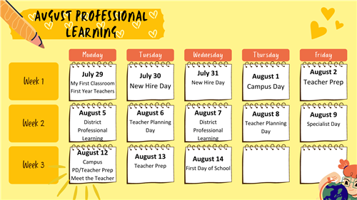 August PD Overview